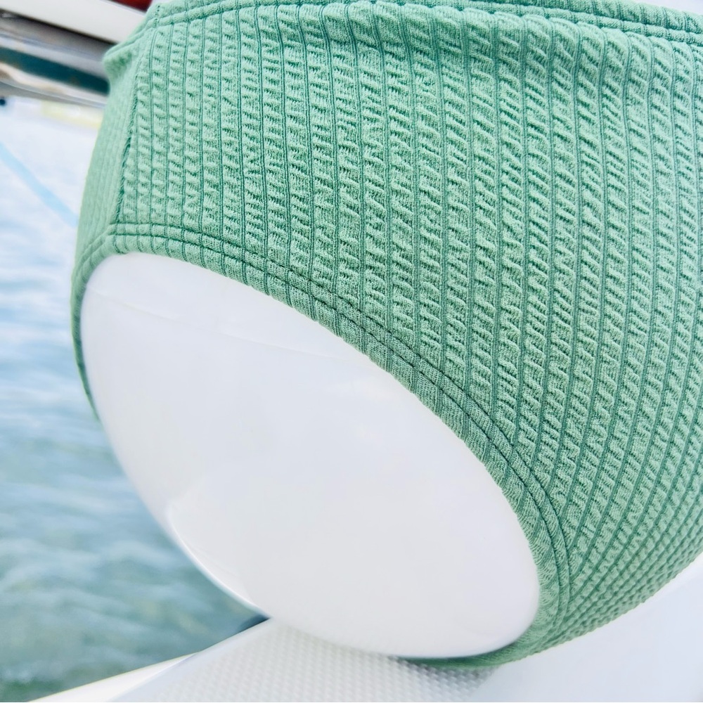 SHEIN Green Ribbed Bikini Set - Picture 7 of 15